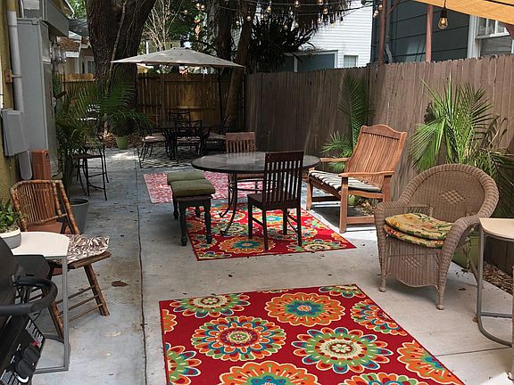 Back patio area