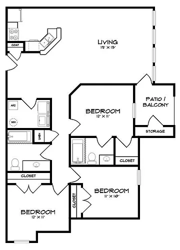 Floor plan C1