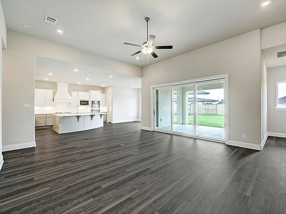 Plan 6030 great room w SS doors