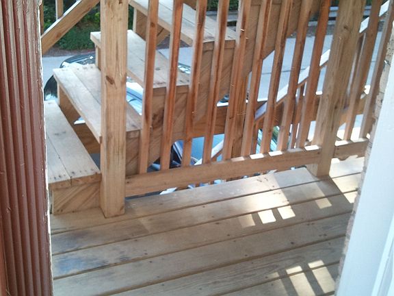 Back Door to Balcony and Parking