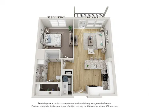 Floor plan A3 - Topaz