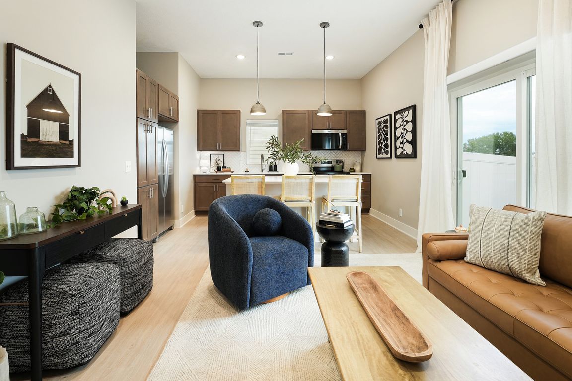 Living Room and Kitchen View