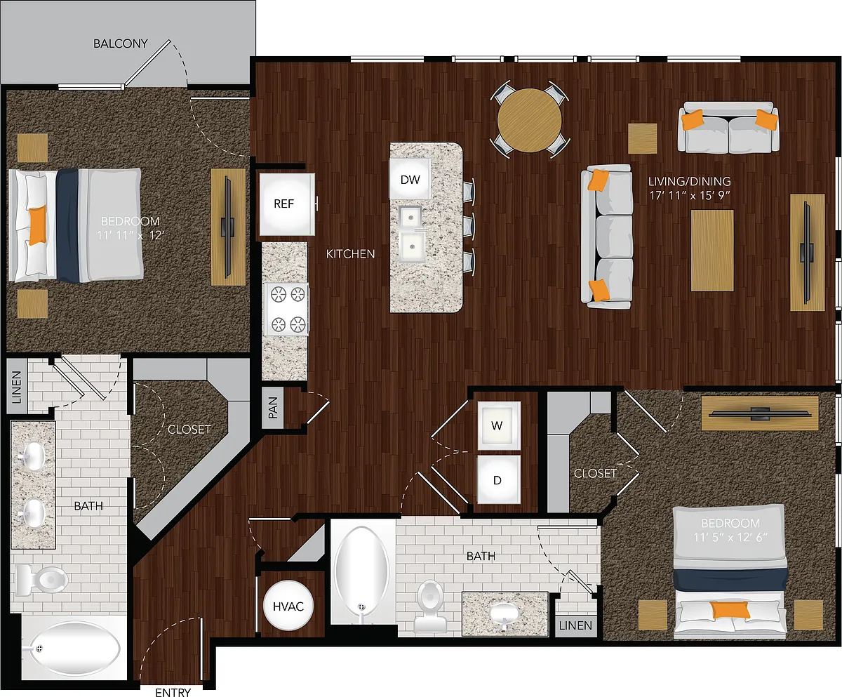 Floor plan B3