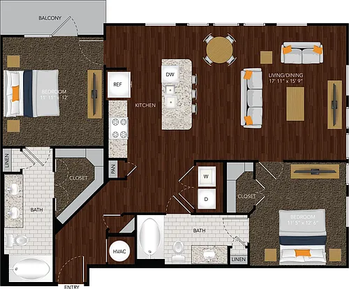 Floor plan B3