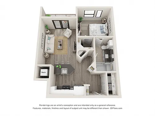 Floor plan A2E