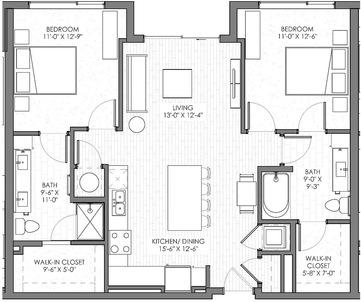 Floor plan Echo Mountain