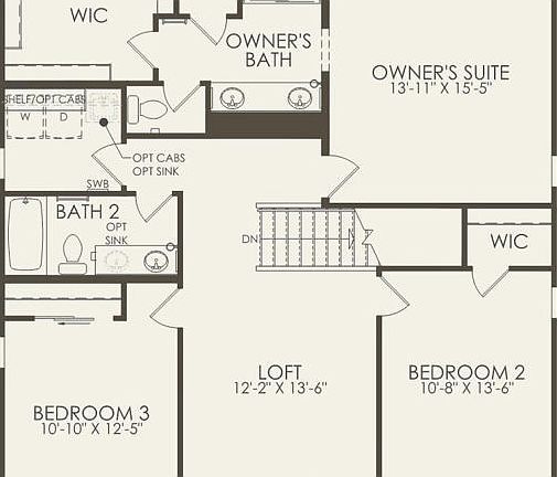Second Floor 3 br 2.5 ba