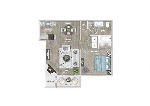 Floor plan A1 Renovated