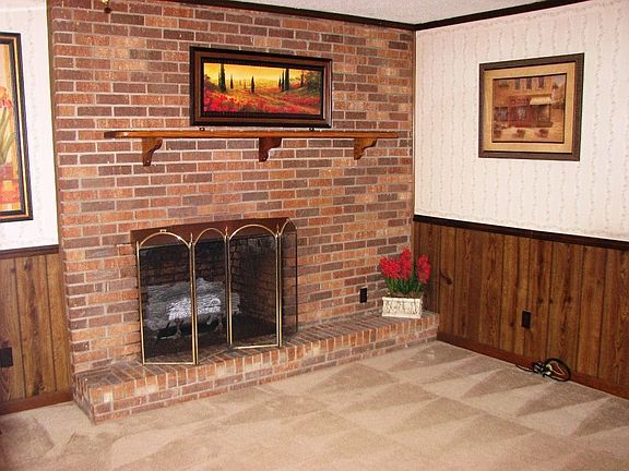 Den Fireplace