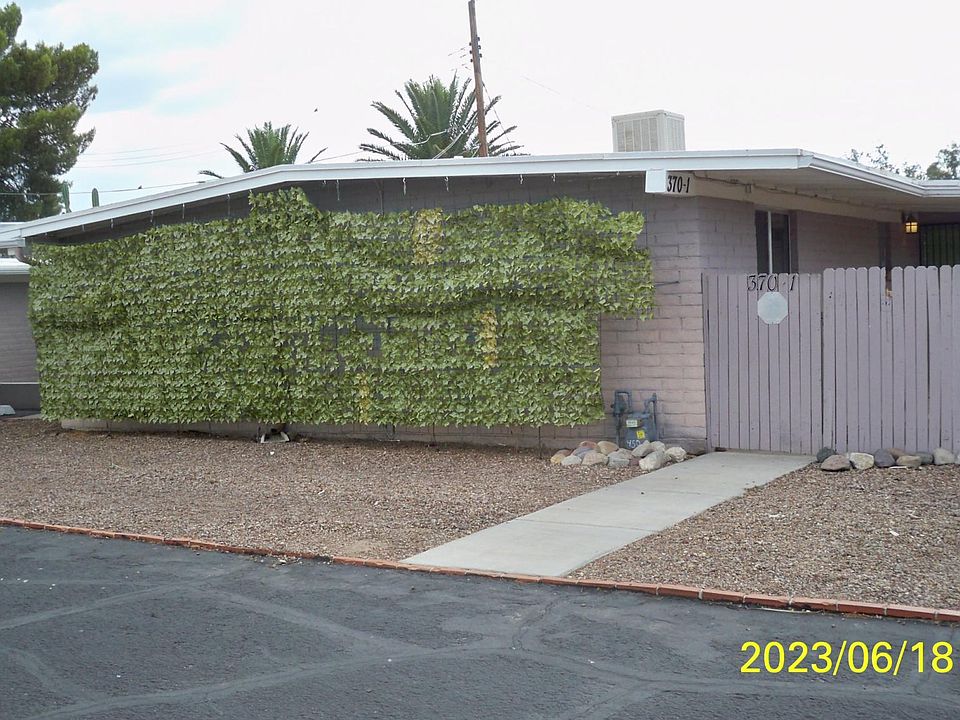 Entrance to unit, greenery is for sun shade.