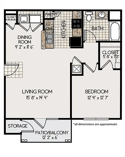 Floor plan 1M Floorplan