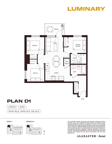 Floor plan D1