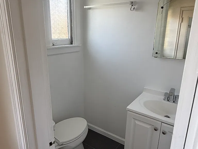 Full bath and half bath shared
