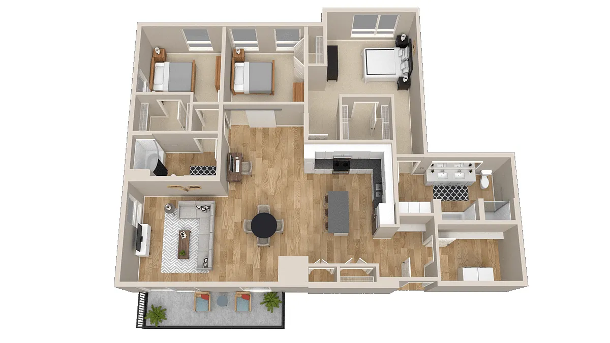 Floor plan Ingrid - Jr. Penthouse