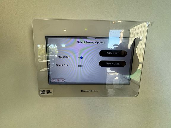 Simple to use alarm. Feel secure when home or away!