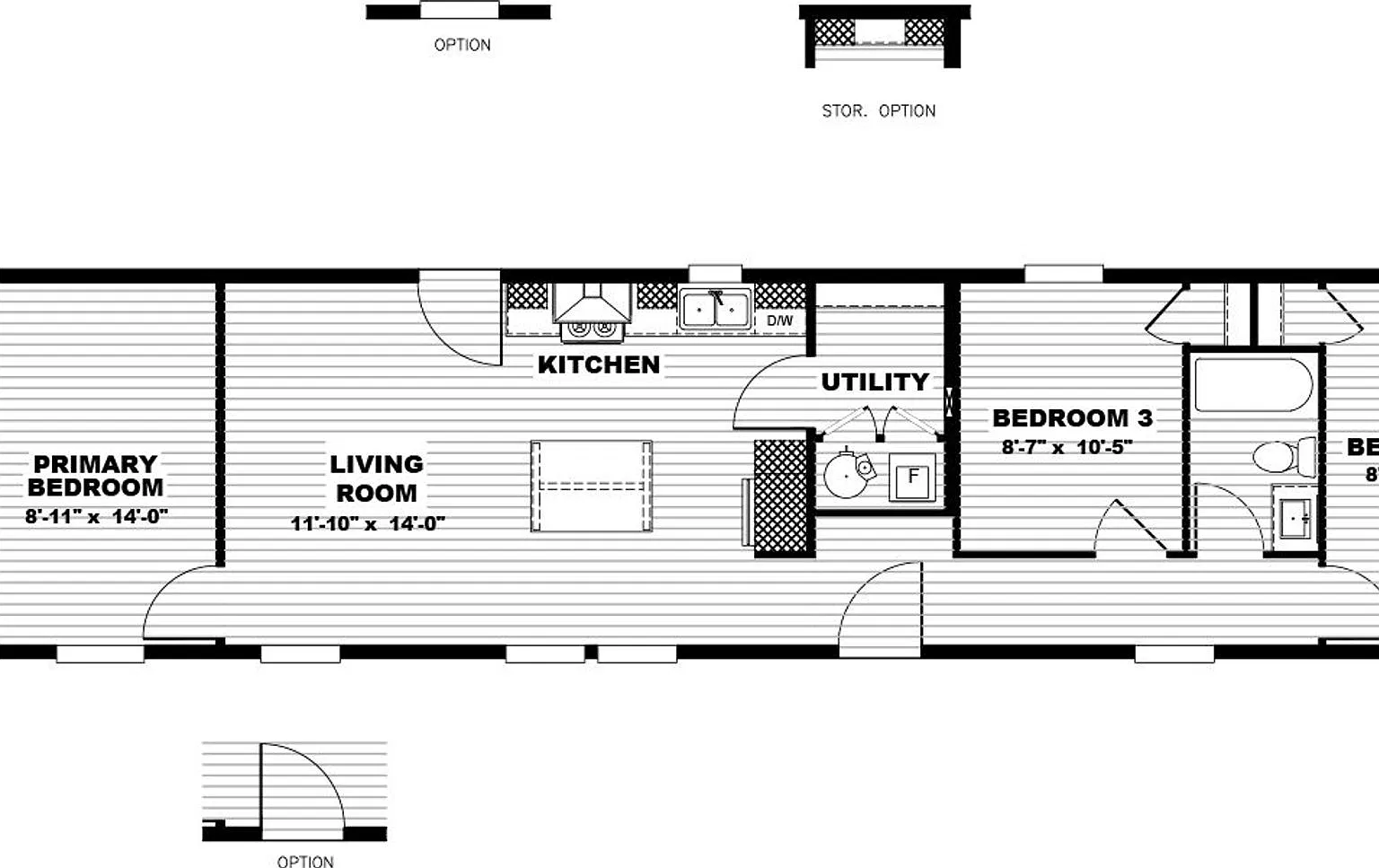 New 3 Bedroom, 2 Bathroom Manufactured Home — Photo 2
