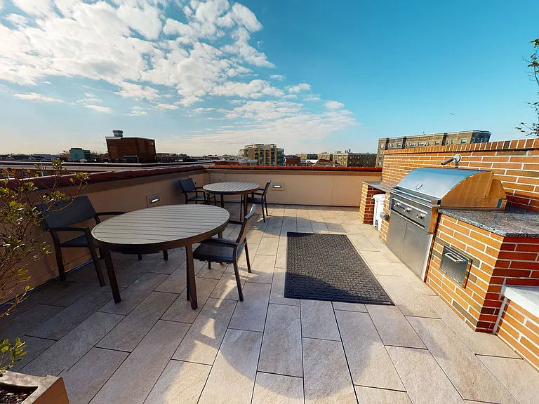 Dine al fresco with outdoor grilling and seating