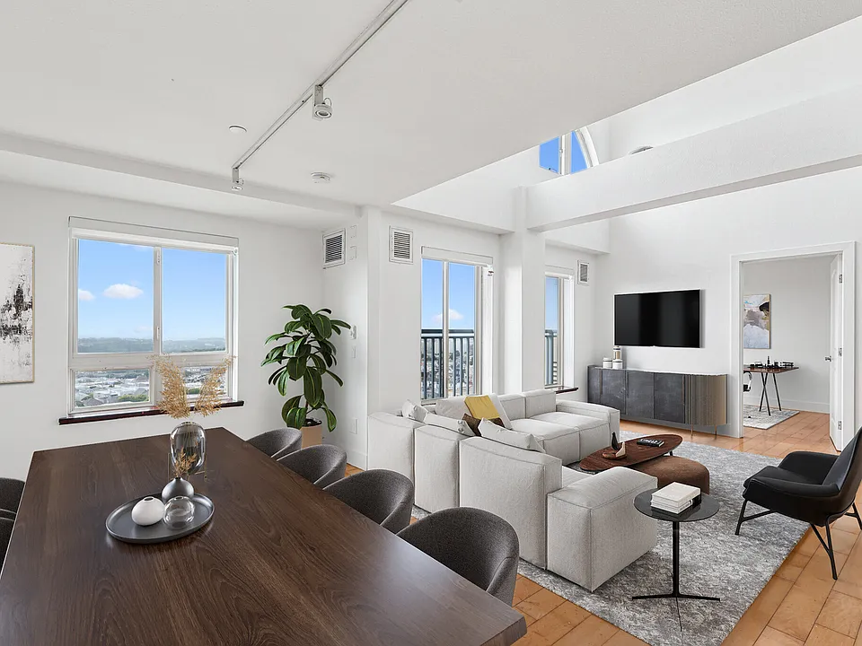 Open-Concept Living & Dining Space