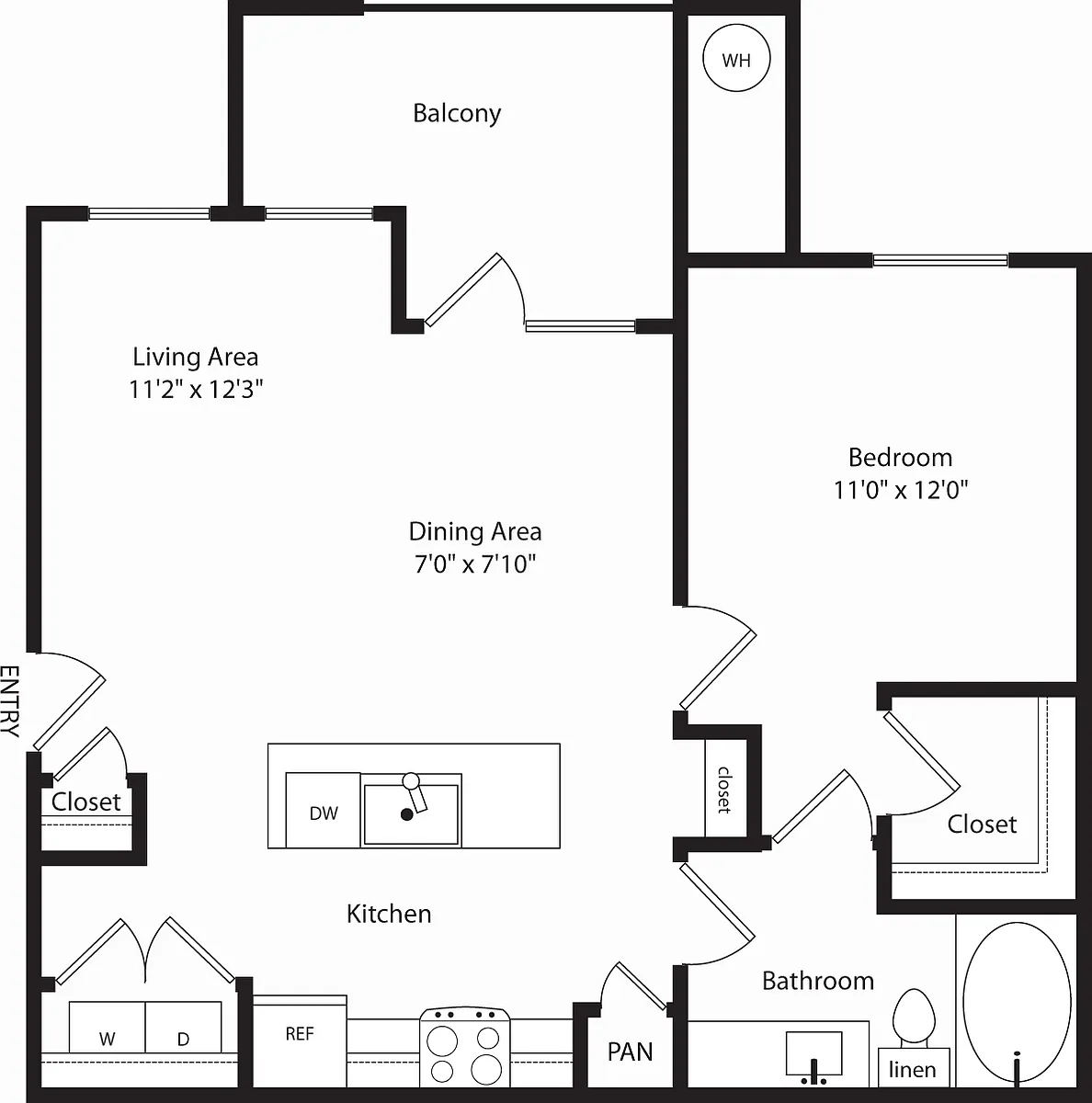 Floor plan A1a