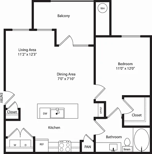 Floor plan A1a