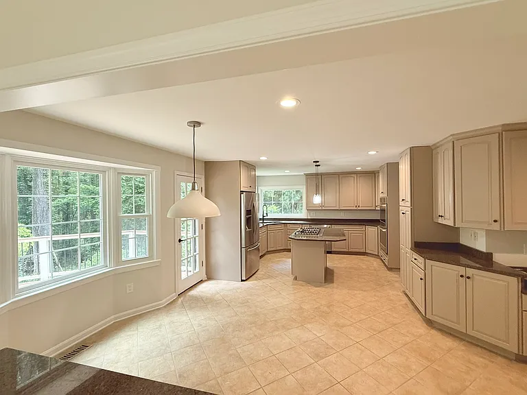 Eat-in kitchen with abundant storage