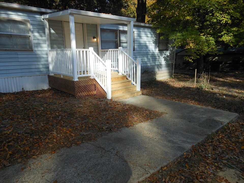 Entrance to home. New front deck, rails, and cover