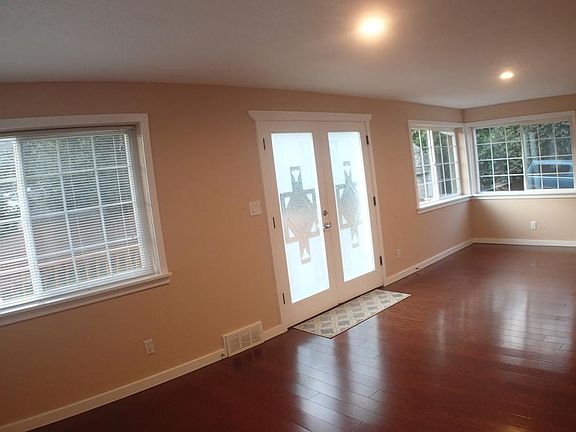 Gas fireplace in living room