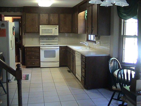 kitchen view from living room/family room angle