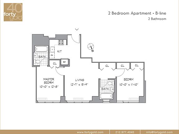 2nd image of 40 Gold St APT 3B