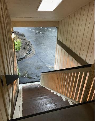 stairwell to parking