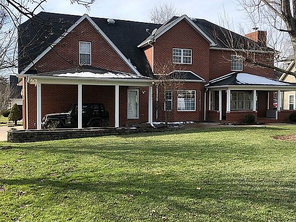 Back of house and backyard