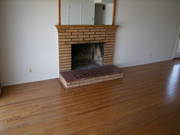 Wood Burning Fireplace in Family Room