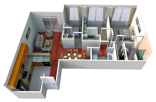 Floor plan Merlot