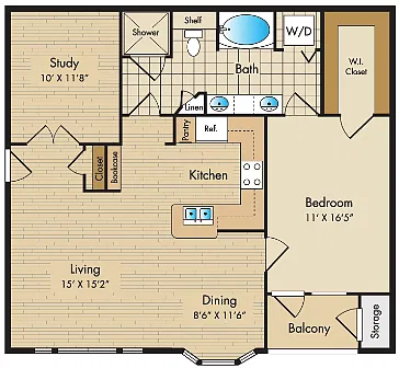 Floor plan D1 II