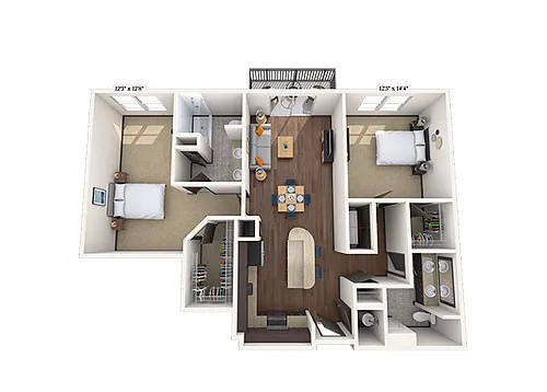 Floor plan Blue 2