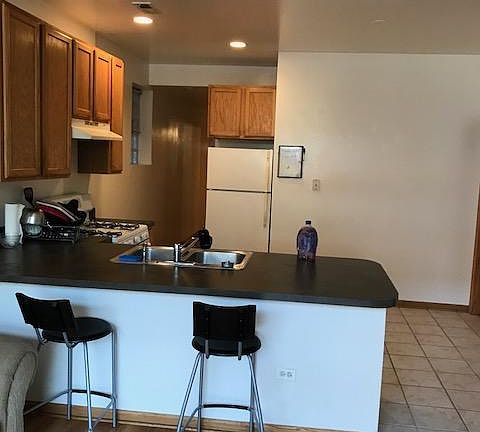 Kitchen view from living room