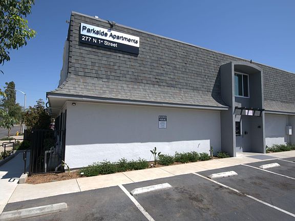 Parkside Apartments, south parking lot