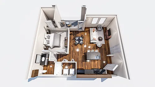 Floor plan Belvoir