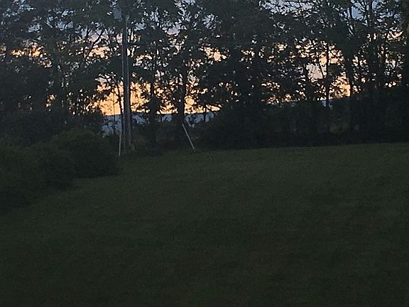 A summer sunset from porch 