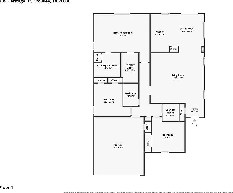 3 bed, 2.0 bath, 1628 sqft, $1,800 — Photo 2