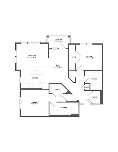 Floor plan B3
