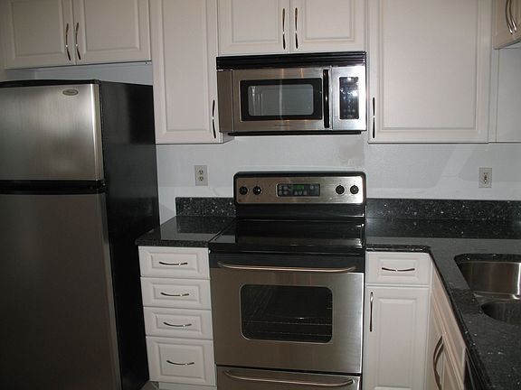 Stainless apliances in kitchen