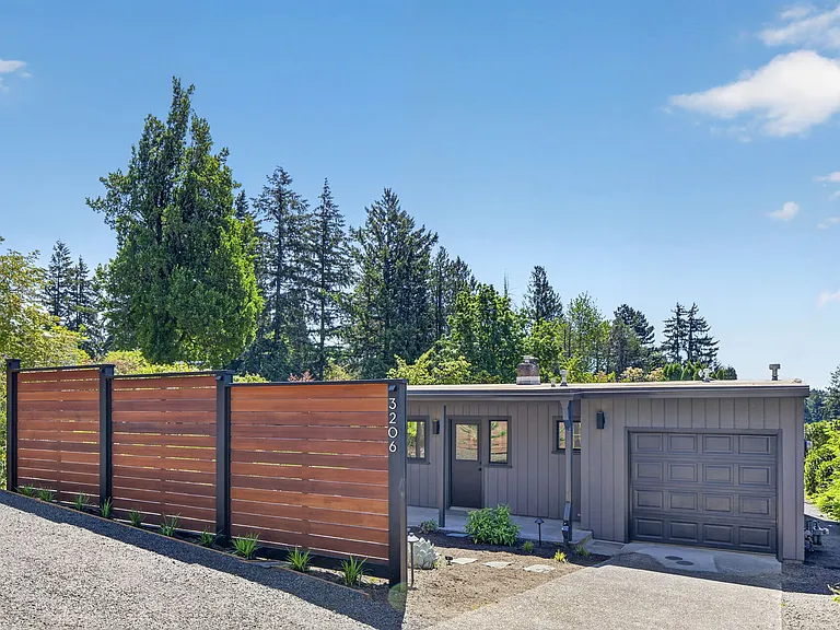 Front Parking strip and Fence
