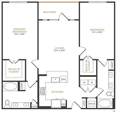 Floor plan B6
