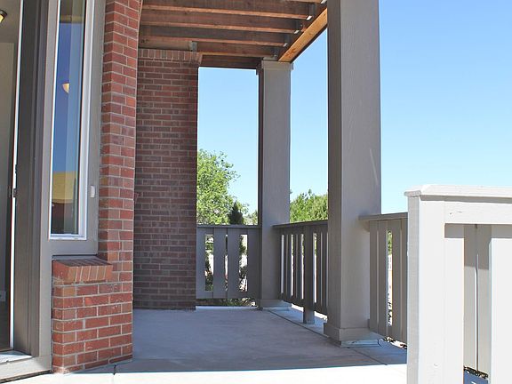 Welcoming street level patio!