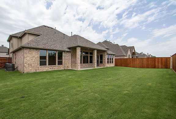 Large back yard