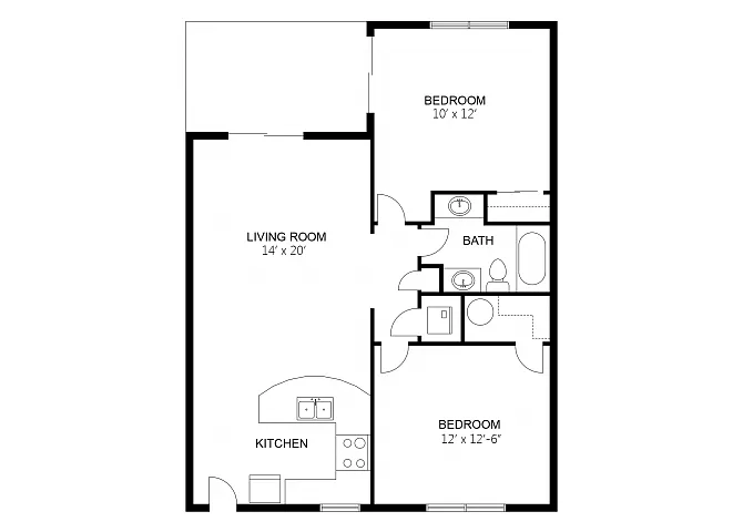 Floor plan Model F