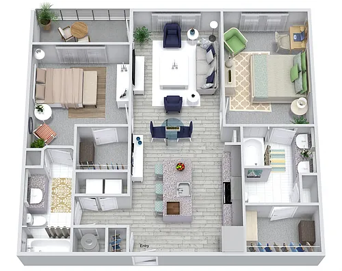 Floor plan B1