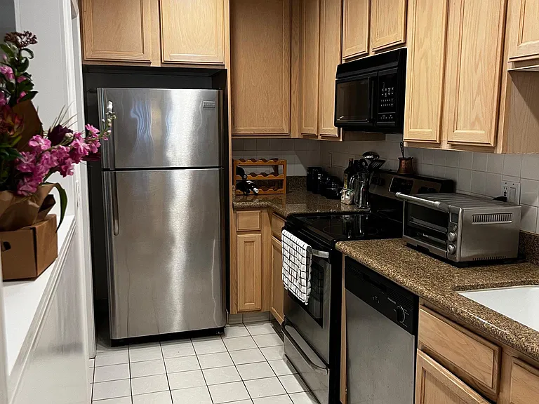 Fully stocked kitchen