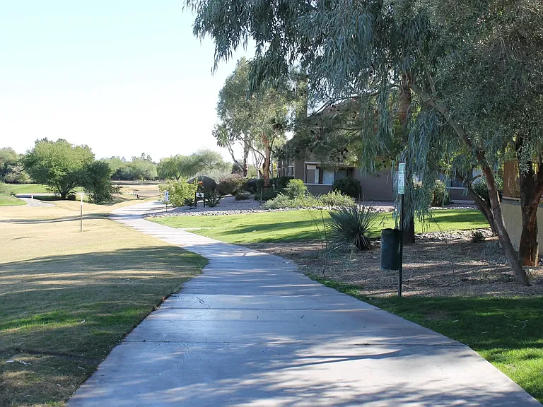 Miles of walking path at your back door